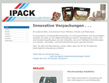 Tablet Screenshot of ipack-industrieverpackungen.de